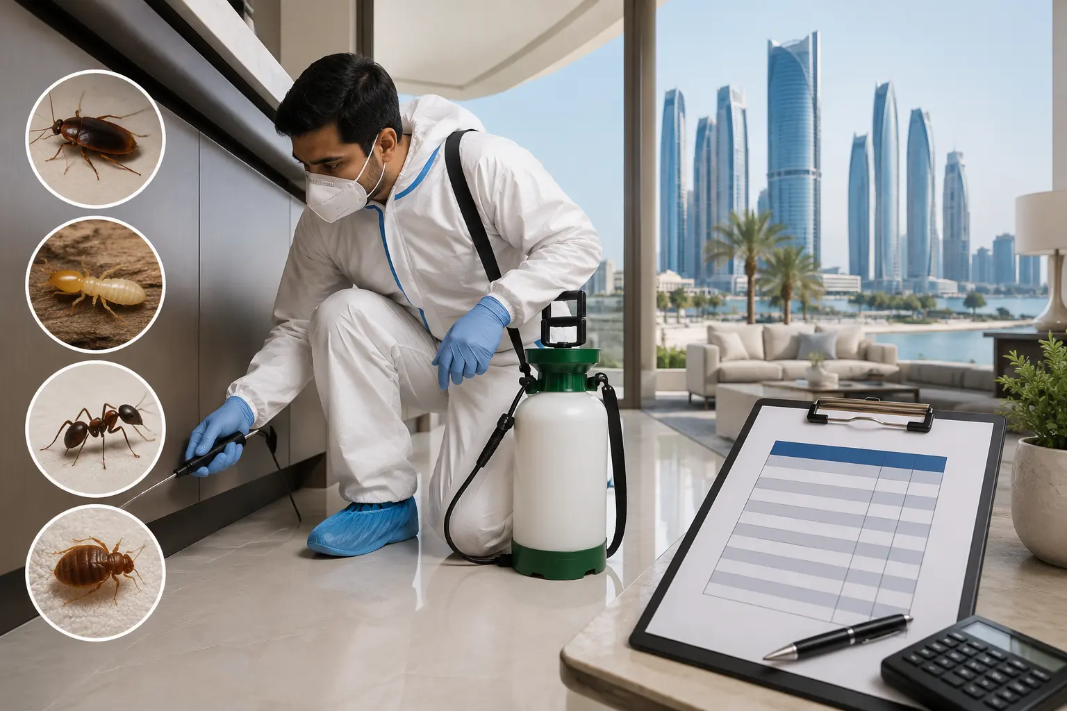 Pest Control Cost in Abu Dhabi (2026 Price Guide) BSFM