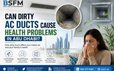Can dirty AC ducts cause health problems in Abu Dhabi?